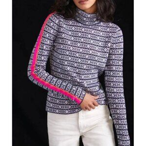 Anthropologie NWT Maeve Ski Slope Alpine Turtleneck Sweater Size Large